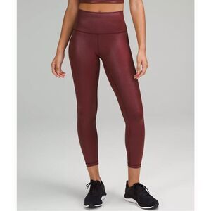 Lululemon Wunder Train High-Rise Tight with Pockets 25" Foil